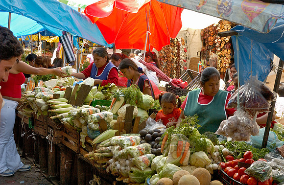 Market scene in Taxco