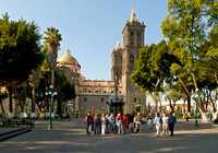 Exterior shot of Catedral de Puebla