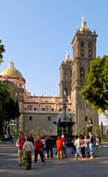 Exterior shot of Catedral de Puebla