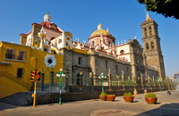 Exterior shot of Catedral de Puebla