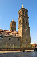 Exterior shot of Catedral de Puebla