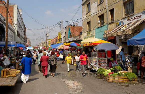 Scene in the market square