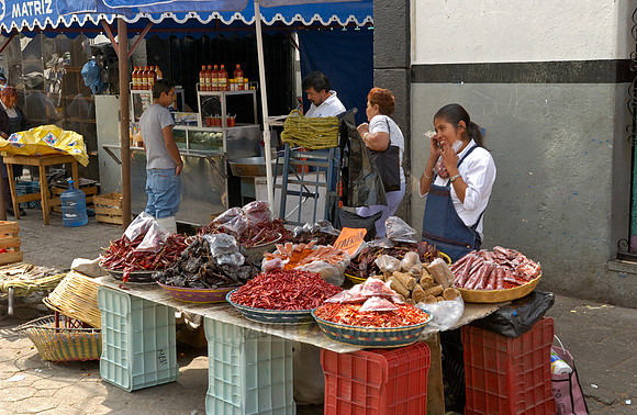 market stall with vegetables