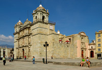 exterior shot of Catedral of Oaxaca