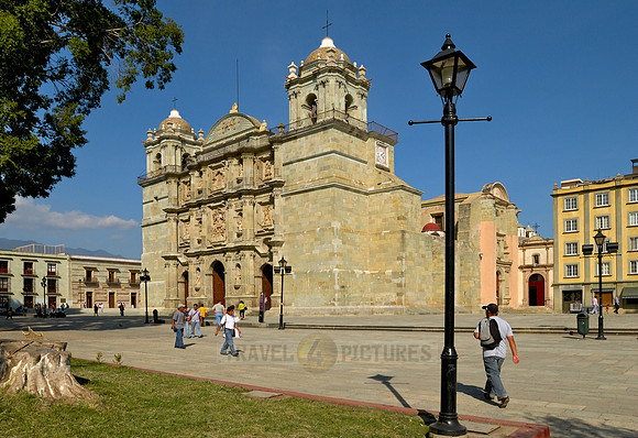 exterior shot of Catedral of Oaxaca