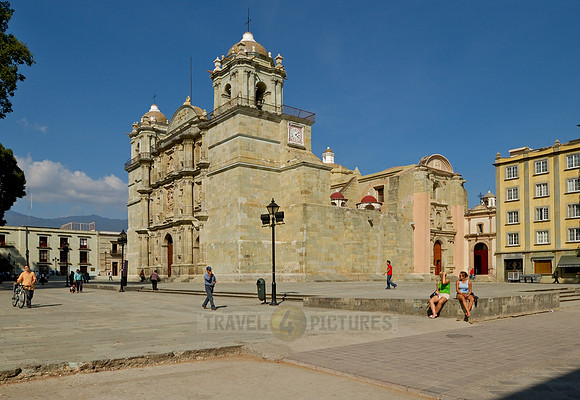 exterior shot of Catedral of Oaxaca