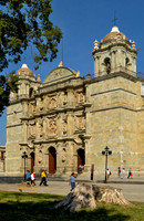 exterior shot of Catedral of Oaxaca