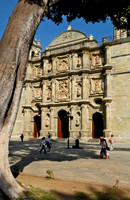 exterior shot of Catedral of Oaxaca