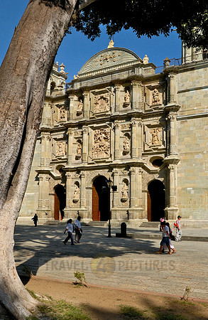 exterior shot of Catedral of Oaxaca