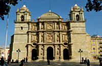 exterior shot of Catedral of Oaxaca
