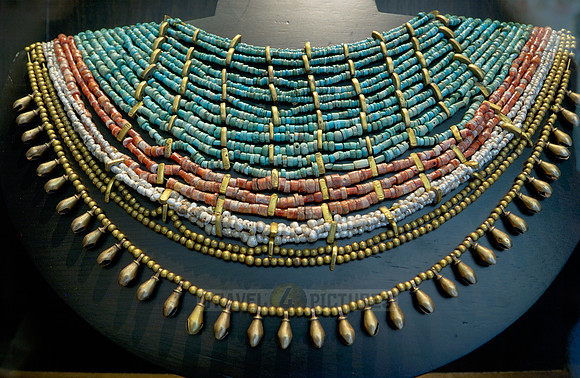 necklace from the Mixtec gold treasure from grave number 7 of Monte Alban