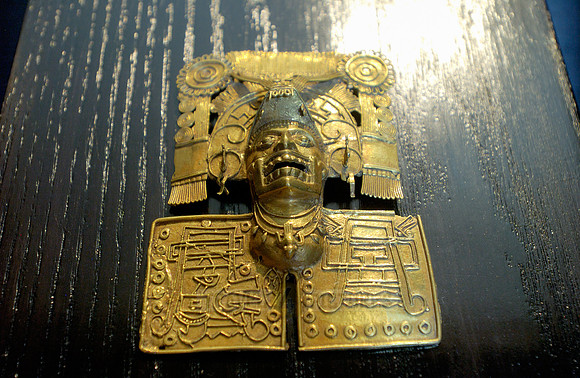 Breastplate representing the god of death, Mictlantecuhtli, from Tomb 7, Monte Alban
