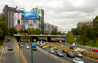 Road traffic on a main road