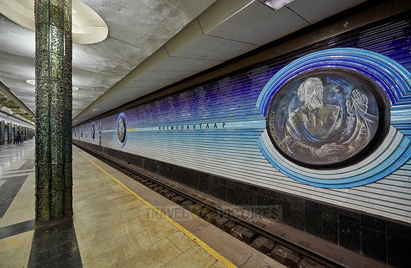 Kosmonavtlar subway Station of the Tashkent Metro
