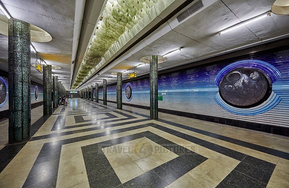Kosmonavtlar subway Station of the Tashkent Metro