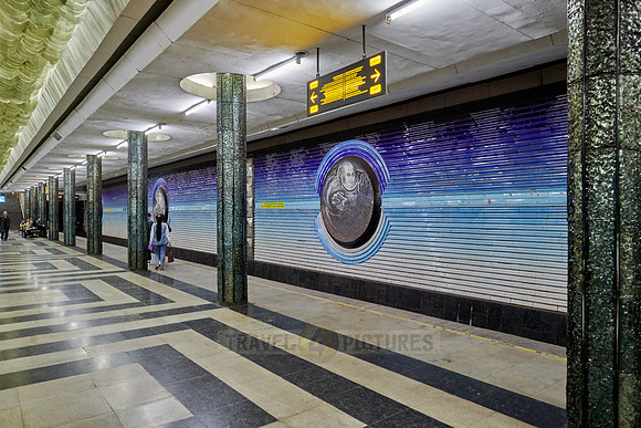 Kosmonavtlar subway Station of the Tashkent Metro