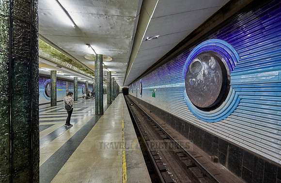 Kosmonavtlar subway Station of the Tashkent Metro