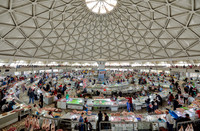 round dome above Chorsu Bazaar