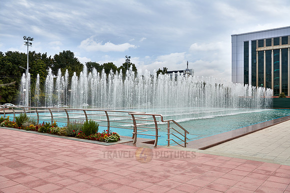 fountain on Independence Square of Tashkent
