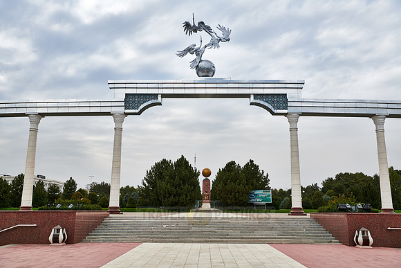 Ezgulik Arch on Independence Square in Tashkent