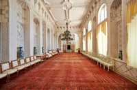 white hall in Summer Residential Palace Sitorai Mohi Khosa