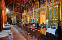 colorful ceiling in Summer Residential Palace Sitorai Mohi Khosa