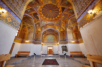 interior shot of Aksaray Mausoleum, Samarkand
