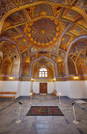interior shot of Aksaray Mausoleum, Samarkand