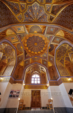 interior shot of Aksaray Mausoleum, Samarkand