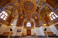interior shot of Aksaray Mausoleum, Samarkand