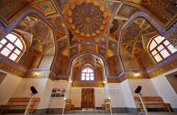 interior shot of Aksaray Mausoleum, Samarkand