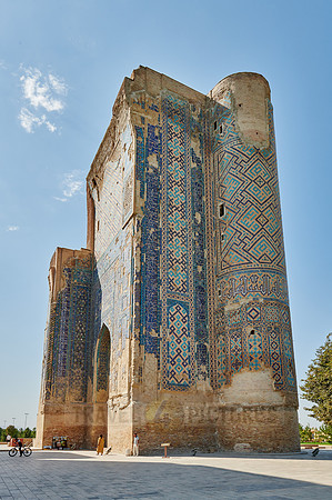 ruins of gate to Ak Saray Palace, Shahrisabz