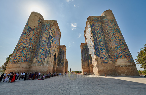 ruins of gate to Ak Saray Palace, Shahrisabz