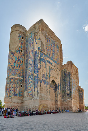 ruins of gate to Ak Saray Palace, Shahrisabz
