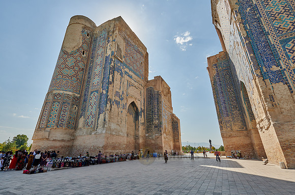 ruins of gate to Ak Saray Palace, Shahrisabz
