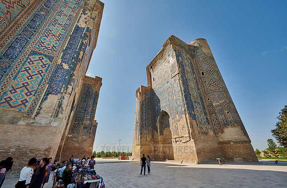 ruins of gate to Ak Saray Palace, Shahrisabz