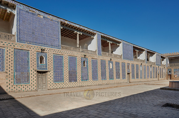 Tiled walls in the harem of  Tash Hauli, Itchan-Kala