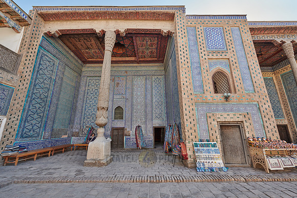 Tiled walls in the harem of  Tash Hauli, Itchan-Kala