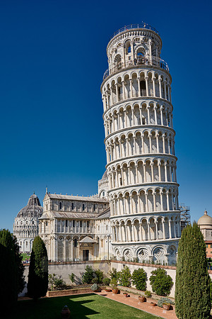 Baptistery, Cathedral, and Leaning Tower of Pisa