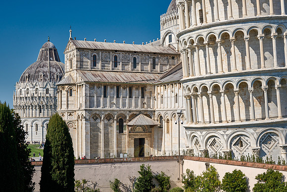 Baptistery, Cathedral, and Leaning Tower of Pisa
