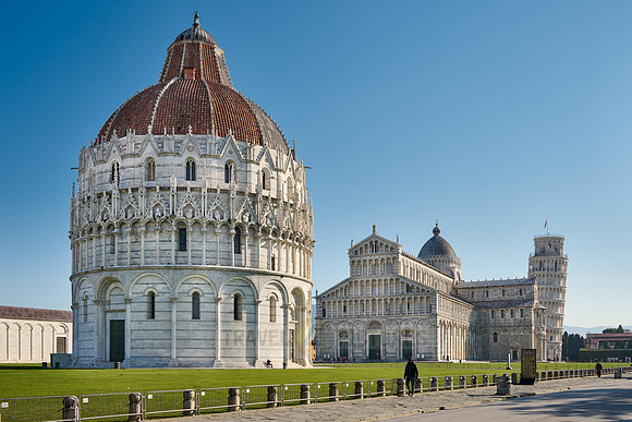 Baptistery, Cathedral, and Leaning Tower of Pisa