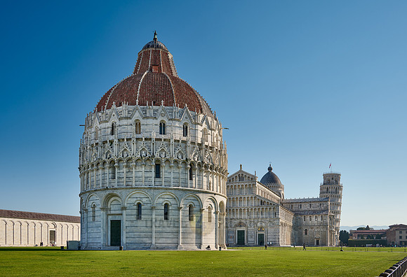 Baptistery, Cathedral, and Leaning Tower of Pisa