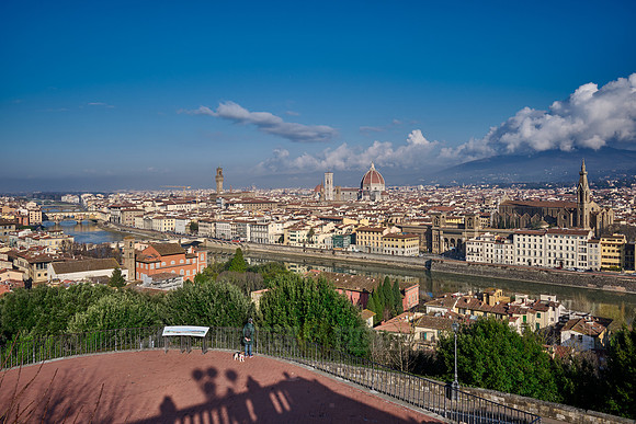 viewpoint from Piazzale Michelangelo over Florence