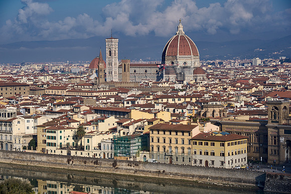 viewpoint from Piazzale Michelangelo over Florence