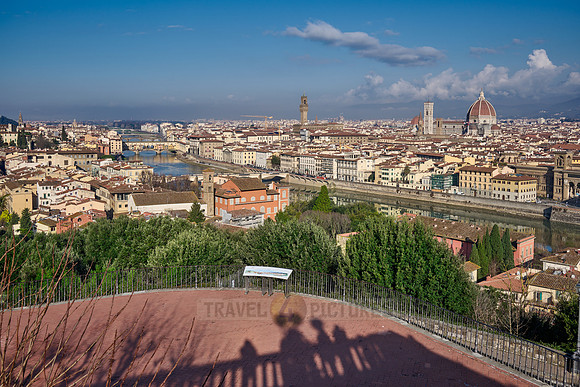 viewpoint from Piazzale Michelangelo over Florence