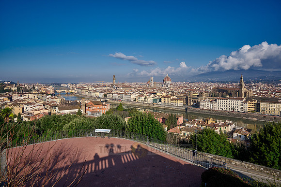 viewpoint from Piazzale Michelangelo over Florence