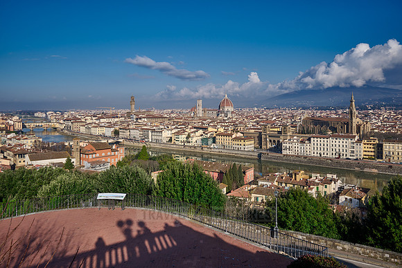 viewpoint from Piazzale Michelangelo over Florence