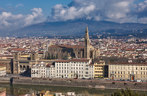 viewpoint from Piazzale Michelangelo over Florence