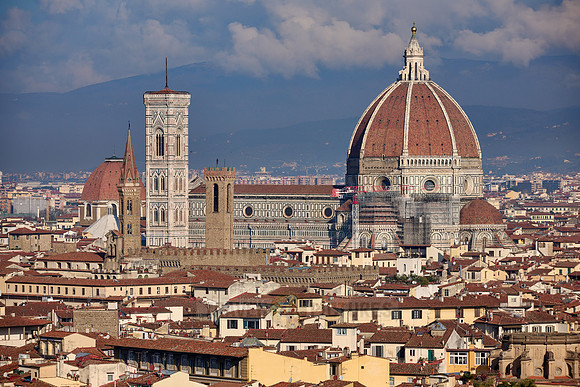 viewpoint from Piazzale Michelangelo over Florence