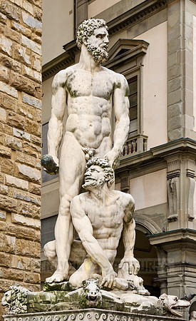 Herkules and Cacus, Piazza della Signoria